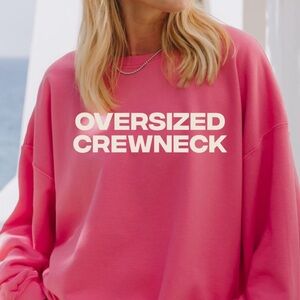 DAILY DRILLS Cheeks Oversized Crewneck